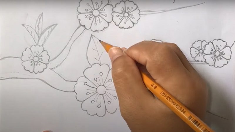 Hướng dẫn cách vẽ tranh hoa mai ngày Tết đơn giản đẹp xuhuong tet   TikTok